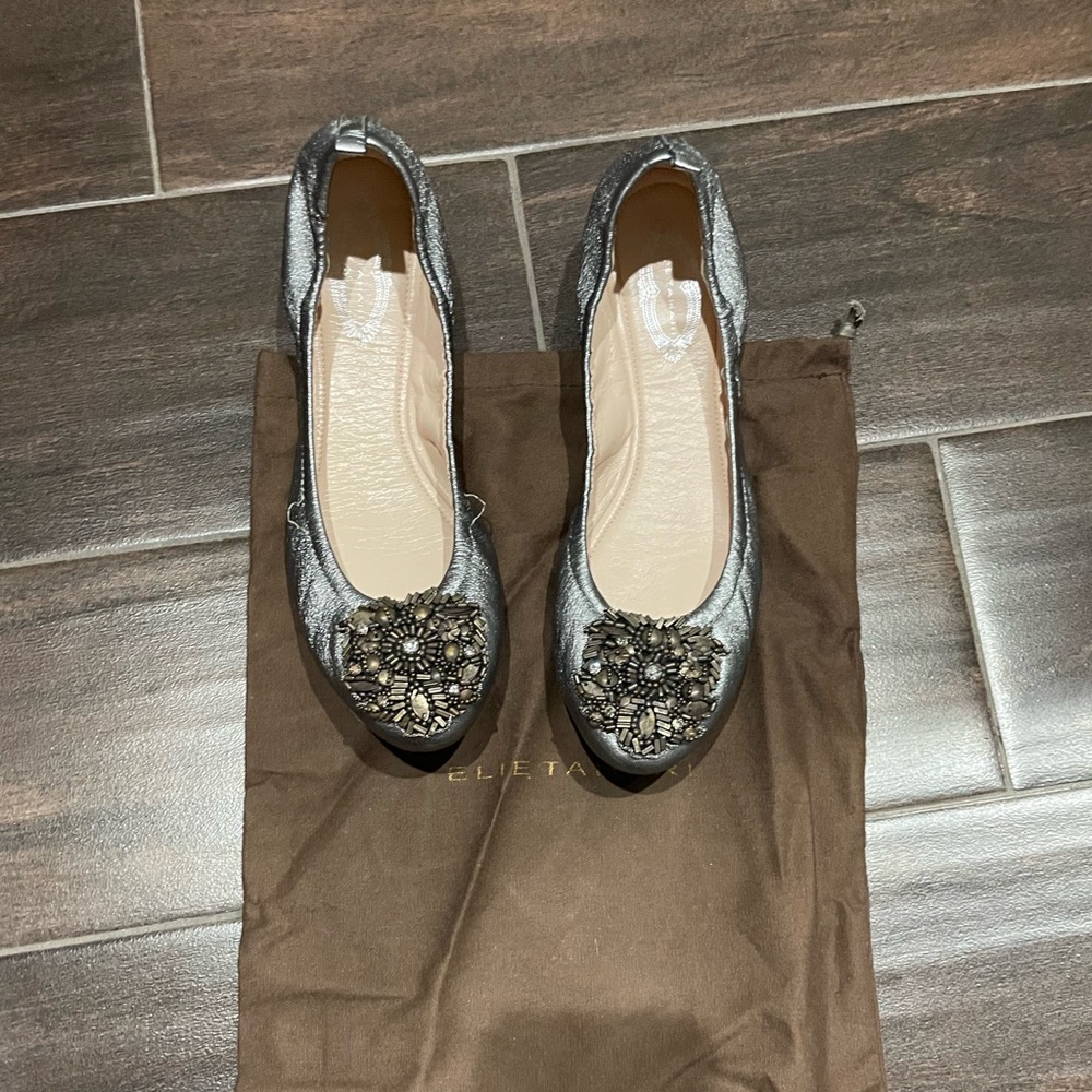 Elite Tahari Lucille Ballet Flat 37.5